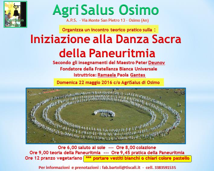Conferenza iniziazione alla danza sacra della paneuritmia