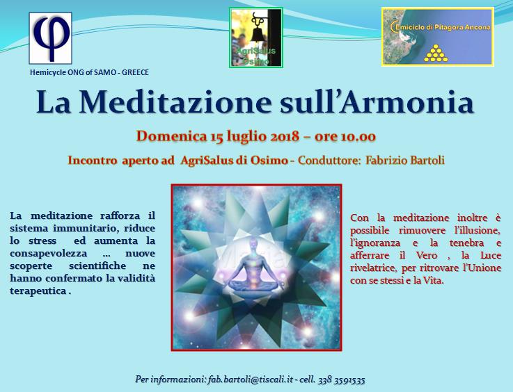 Conferenza meditazione sull'armonia