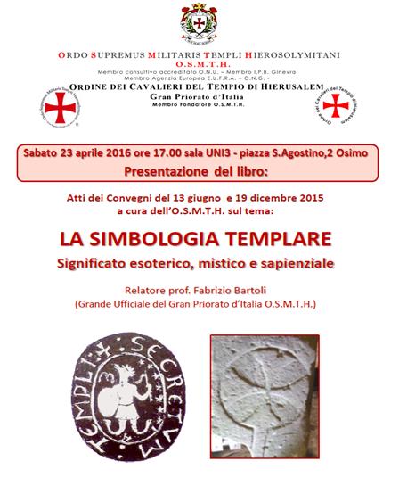 Conferenza la simbologia templare