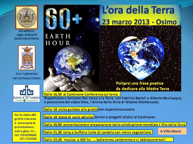 Conferenza l'ora della terra
