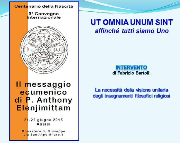 conferenza la necessità della visione unitaria 