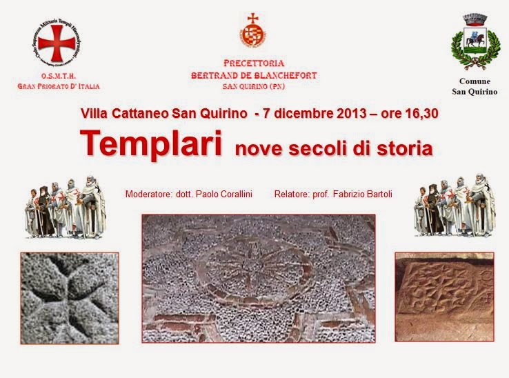 Conferenza templari nove secoli di storia