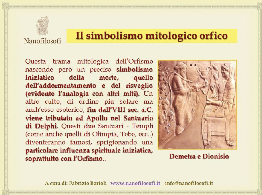 post per tradizione orfica